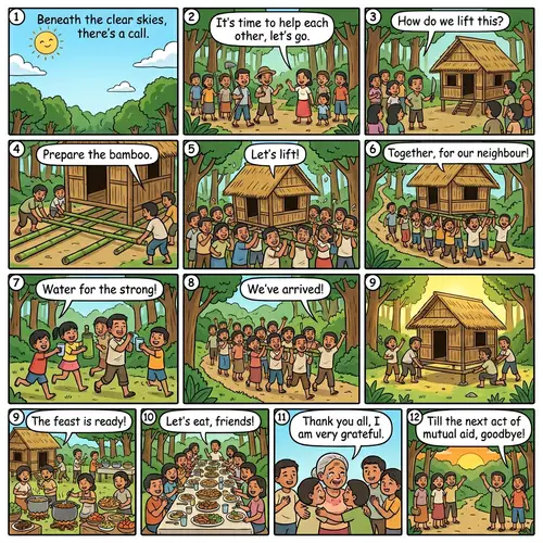 Bayanihan Cartoon Comic: Heartwarming Forest Story
