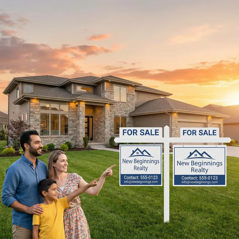 Affordable Housing for Sale | Suburban House with Diverse Buyers