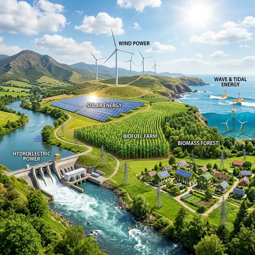 Renewable Resources: Sustainable Living Through Solar, Wind, Hydro & Bioenergy