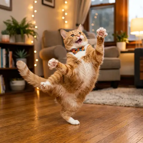 Dancing Cat: Joyful Moves to Brighten Your Day
