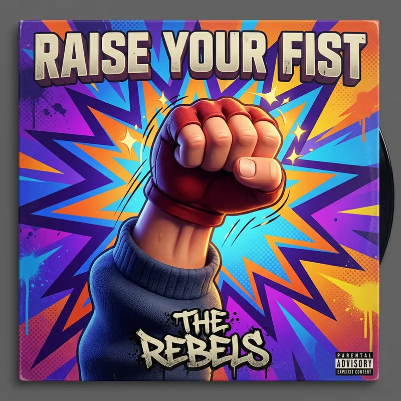 Fist Pump Album Cover Art - HD 3D 4K