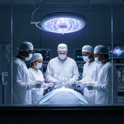 Mystical Ritual of Doctors Performing Operation