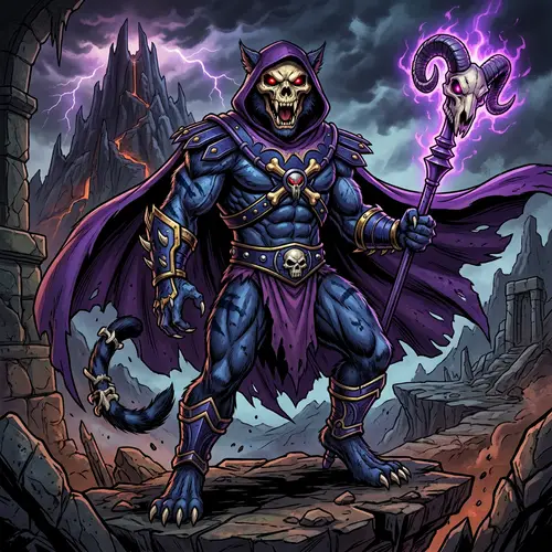 Skeletor as a Cat Furry: A Fun Twist