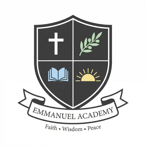 Emmanuel Academy Crest | Modern Christian School Design