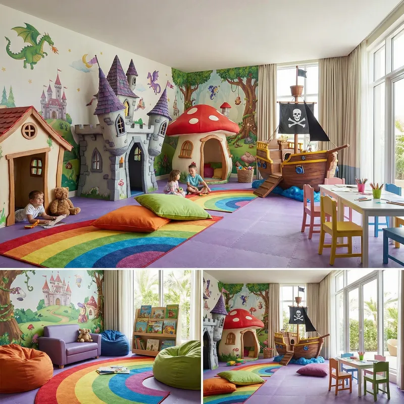 Fairy-Tale Hotel Kids Playhouse: Enchanting Decor