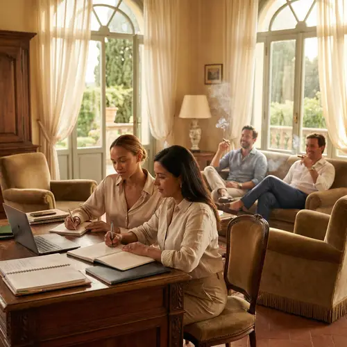 Multicultural Creativity at Opulent Italian Villa