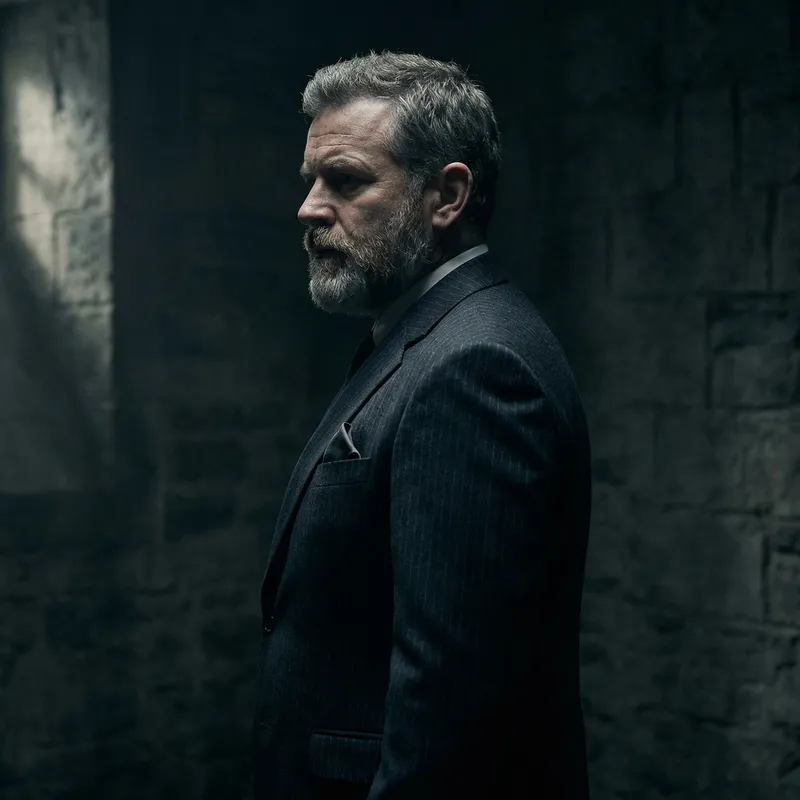 Stylish Italian Brute in Designer Suit - Mafia Profile