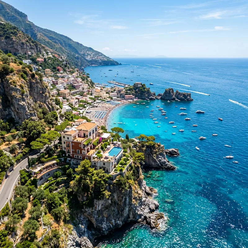 Stunning Villa with Crystal Clear Views of Amalfi Coast Stunning Villa with Crystal Clear Views of Amalfi Coast