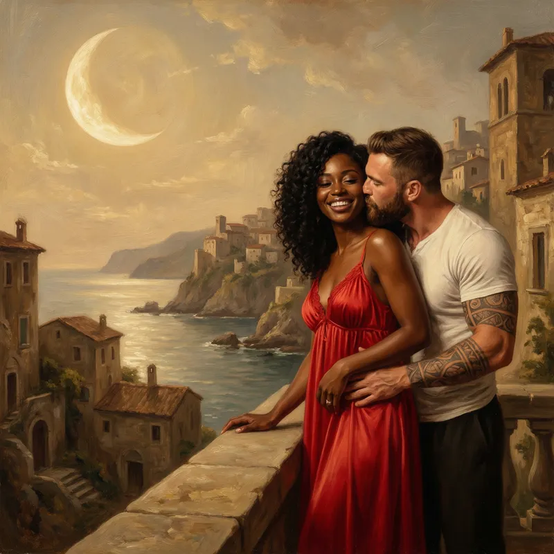Enchanting Love Story: Black Woman, Italian Husband at Amalfi Coast