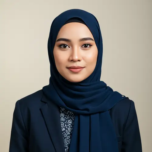 Professional Hijab Styles for LinkedIn Profiles