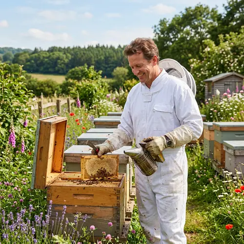Happy Beekeeper Writer Frank Herbert by Beehives & Green Nature