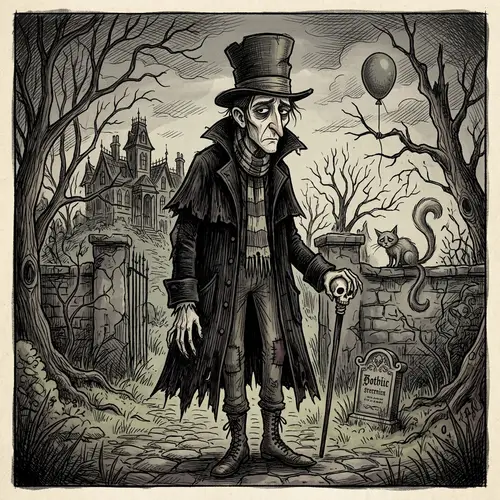 Whimsical Grotesque Character Portrait Art