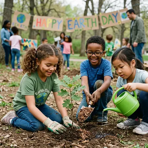 Celebrate Earth Day: Children's Real Faces