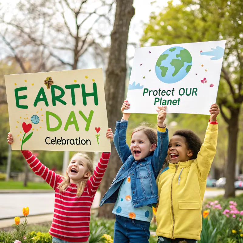 Celebrate Earth Day: Children's Real Faces
