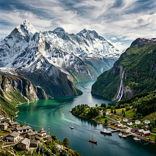 Himalayan Mountains Meet Norwegian Fjords
