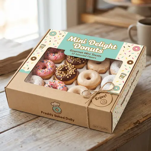 Mini Donut Packaging Ideas