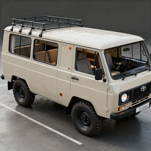 Uaz Bukhanka as a Toyota Microbus 2020