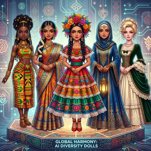 Artificial Intelligence-Inspired Diverse Doll Collection