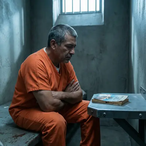 Middle-Aged Hispanic Male Inmate - The Old Man and the Sea