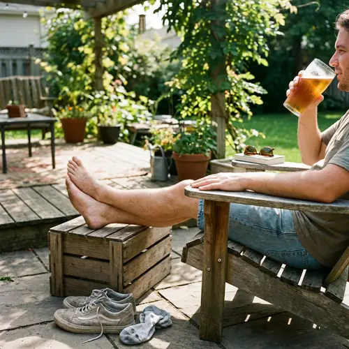 Sunshine, Stinky Feet & Beer: A Perfect Day