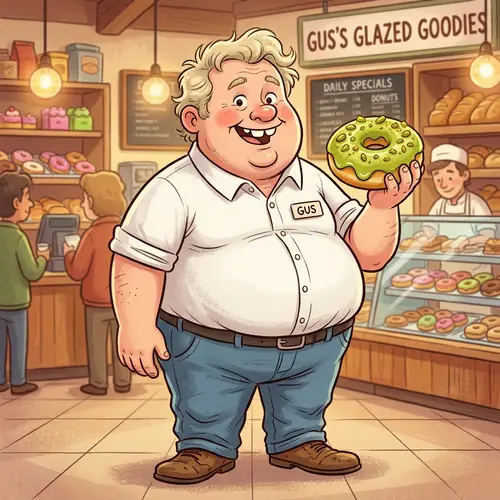 Overweight Homer Simpson with a Sweet Tooth