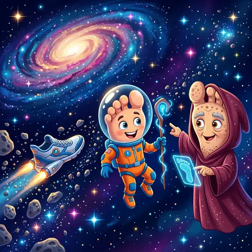 Foot Adventures: A Cheery Space Opera with Feet Characters