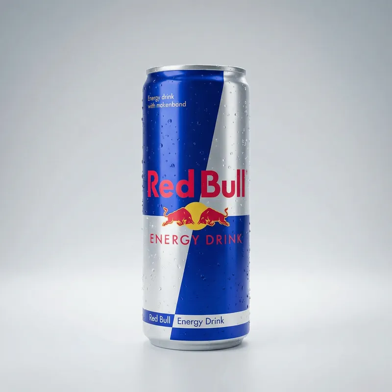 3D RedBull Energy Drink Can Visualization