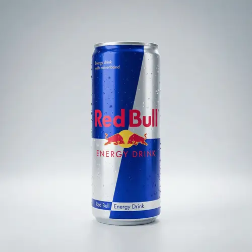 3D RedBull Energy Drink Can Visualization