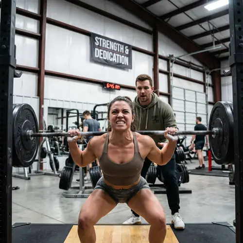 Dynamic Fitness: Strength and Dedication in Action