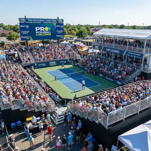 Exciting Outdoor Professional Pickleball Event