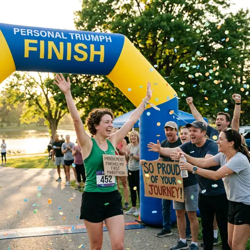 Visualize Ongoing Personal Improvement Leading to Joyous Event