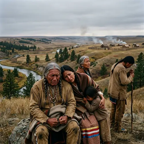 Upset Native Americans Losing Territory