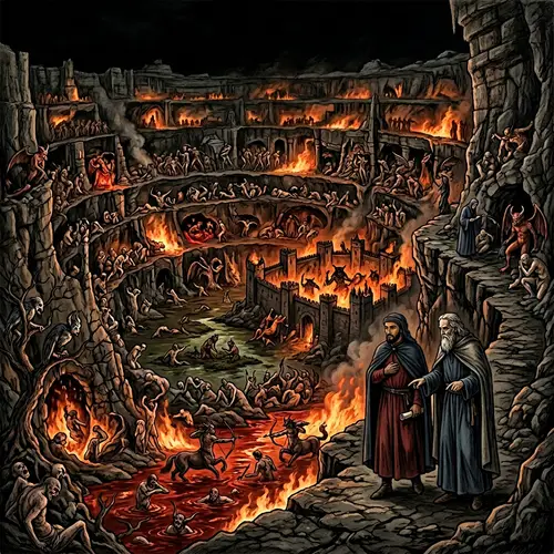 Dante's Inferno: Dark Chasm of Sin & Punishment