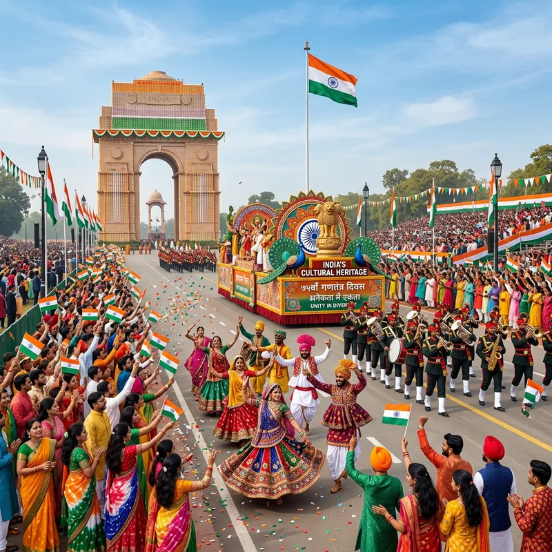 Republic Day Parade & Cultural Performances in India