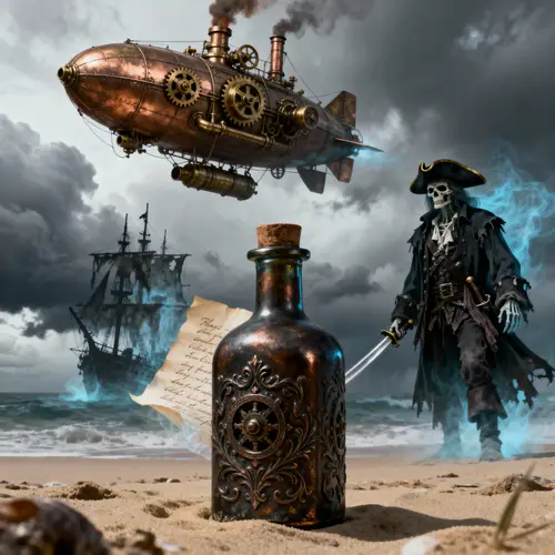 Steampunk Airship Adventure: Pirates & Mystique