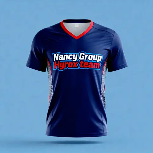 Custom Nancy Group Hyrox Team Shirt Designs