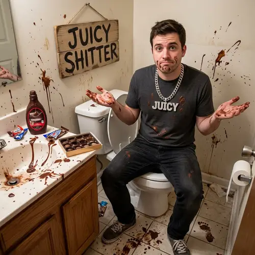 Juicy Shitter: Hilarious Toilet Scene