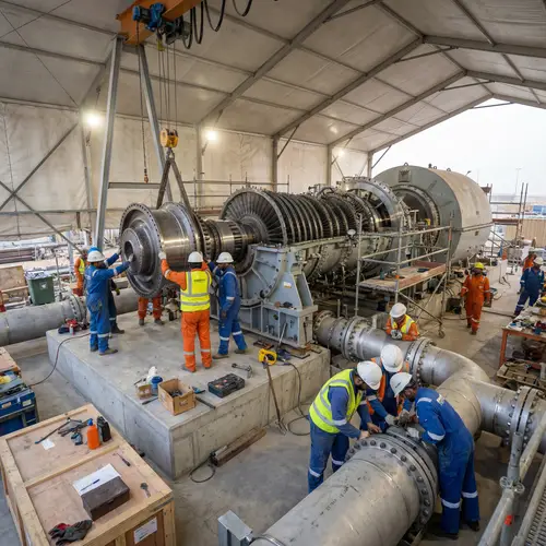 Gas Turbine Generator Installation Documentary