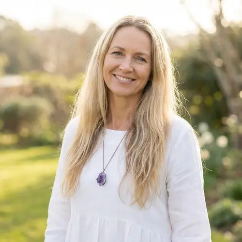 Natural Beauty with Blonde Hair and Blue Eyes | Friendly Smile