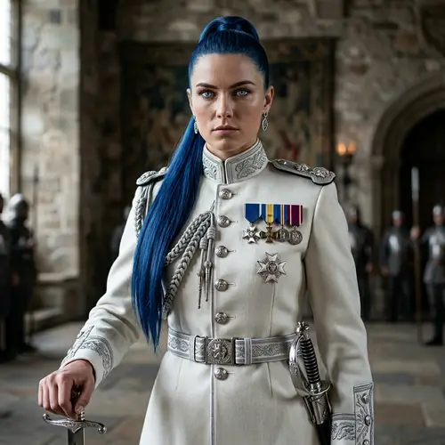 Hyper Realistic Portrait of Esdeath from Akame ga Kill