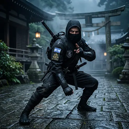 Israeli Soldier Turned Ninja: Transformation Displayed