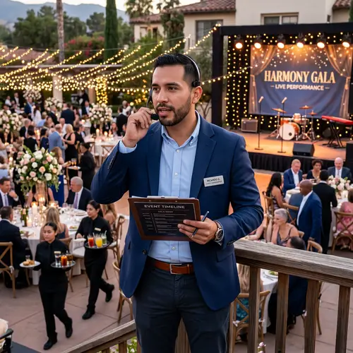 Professional Hispanic Event Coordinator at Work | Business Event Planning