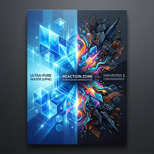 Ultra-Pure Water Chemical Reaction Art | Modern Style