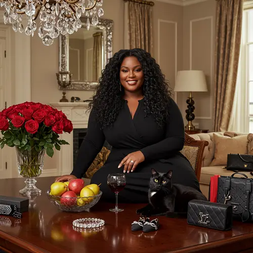 Luxury Living: Plus Size Chic at Home