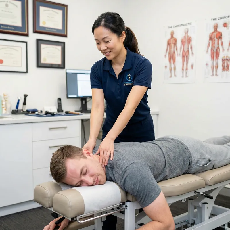 Effective Neck Adjustment with Skilled Chiropractor