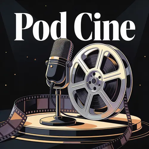 Pod Cine: Engaging Podcast Cover Art Design