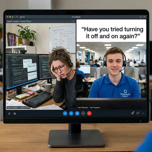 Overwhelmed Client on Video Call | Support Solutions