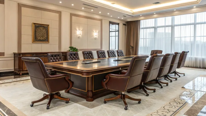 Luxurious Conference Table and Chairs