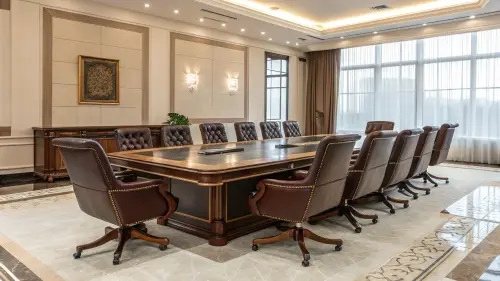 Luxurious Conference Table and Chairs