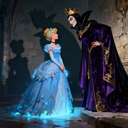Cinderella vs Evil Queen: Epic Showdown